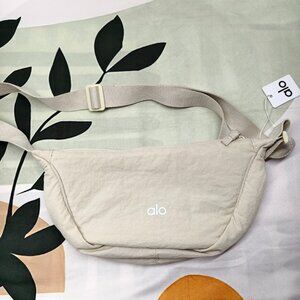 ALO Yoga Cream Crossbody Bag
